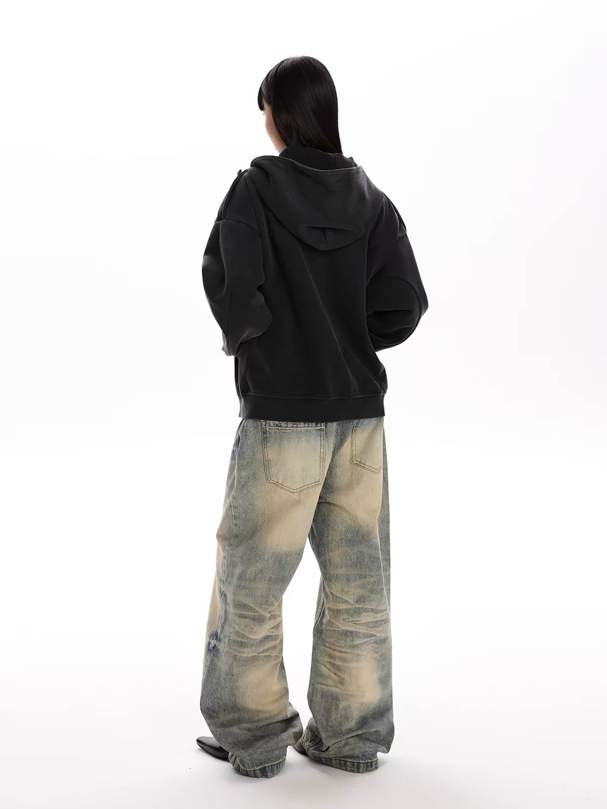 BAD UNNI Napoleon Vintage Zip-Up Hoodie