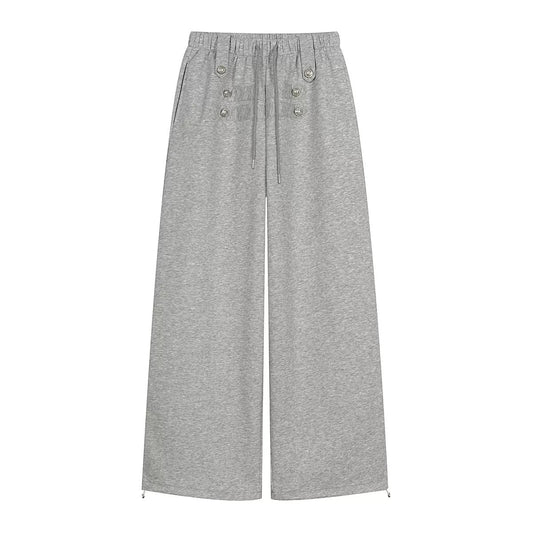 HABON Double-Breasted Sweatpants