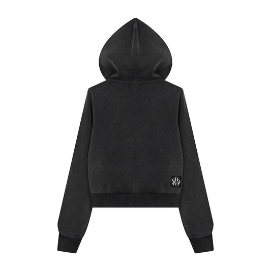 HABON Napoleon Vintage Washed Zip-Up Hoodie