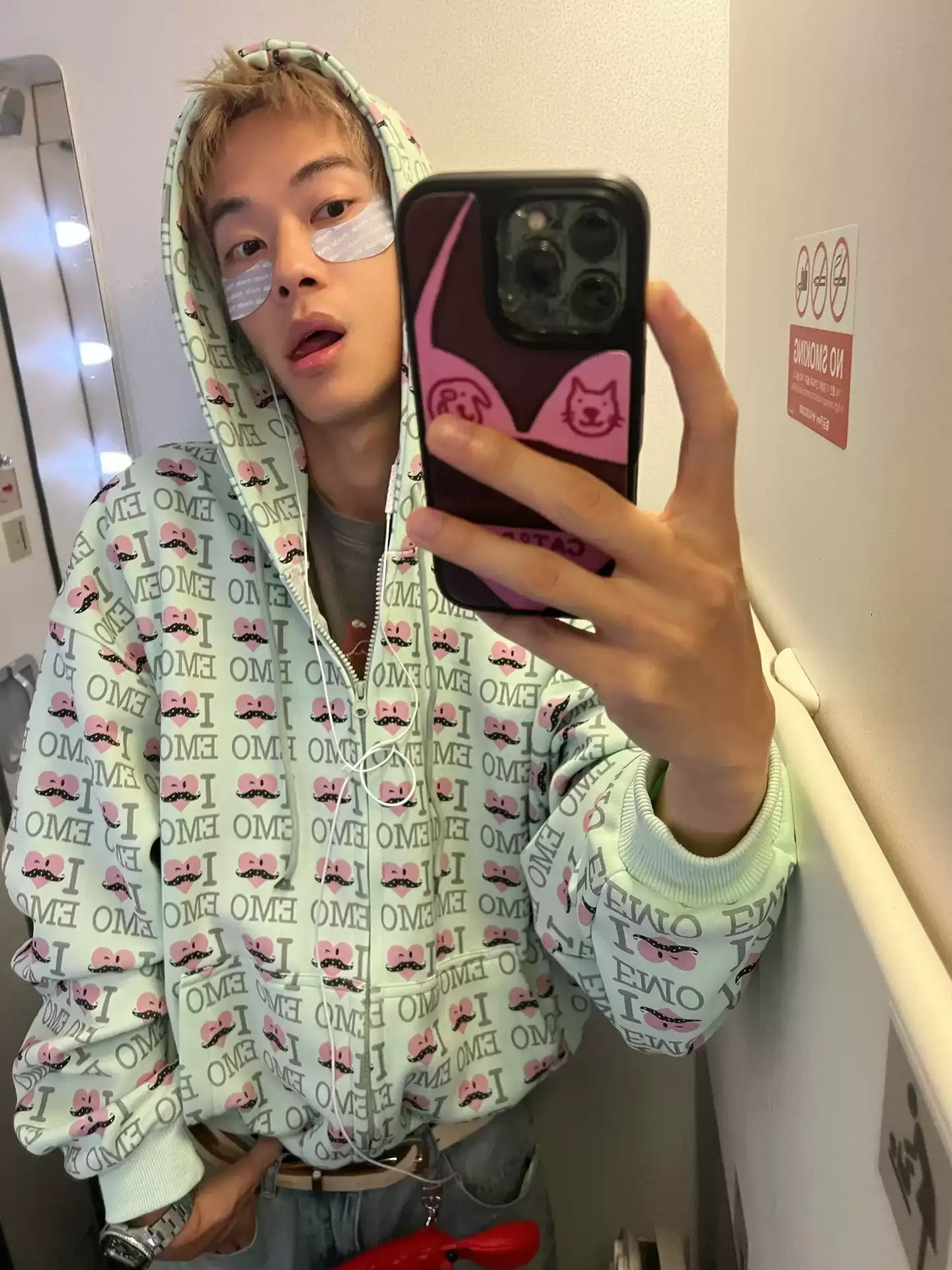 "I LOVE EMO" Zip-Up